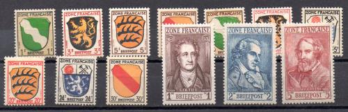 Zona Francesa Nº Michel 1/13 (*)